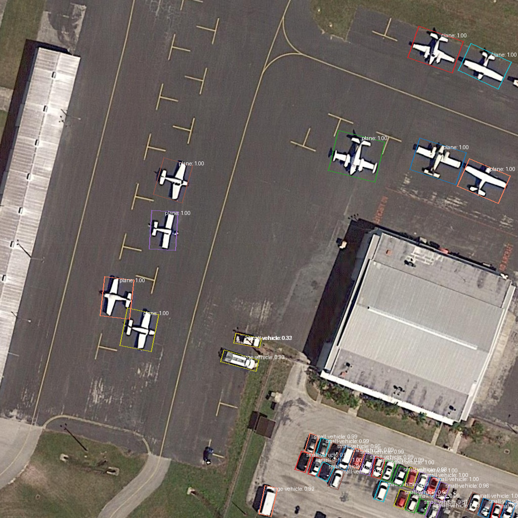 Planes — Oriented R-CNN 3×