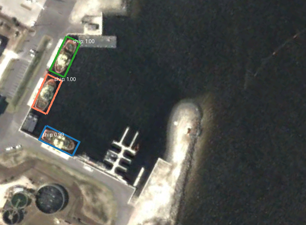 HRSC2016 — Oriented R-CNN 3× Hub, open-water ships